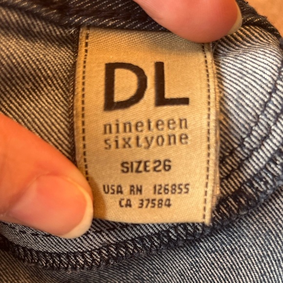 DL1961 Hazel Moto Skinny Jeans in Ducati Size 26 - Picture 9 of 10